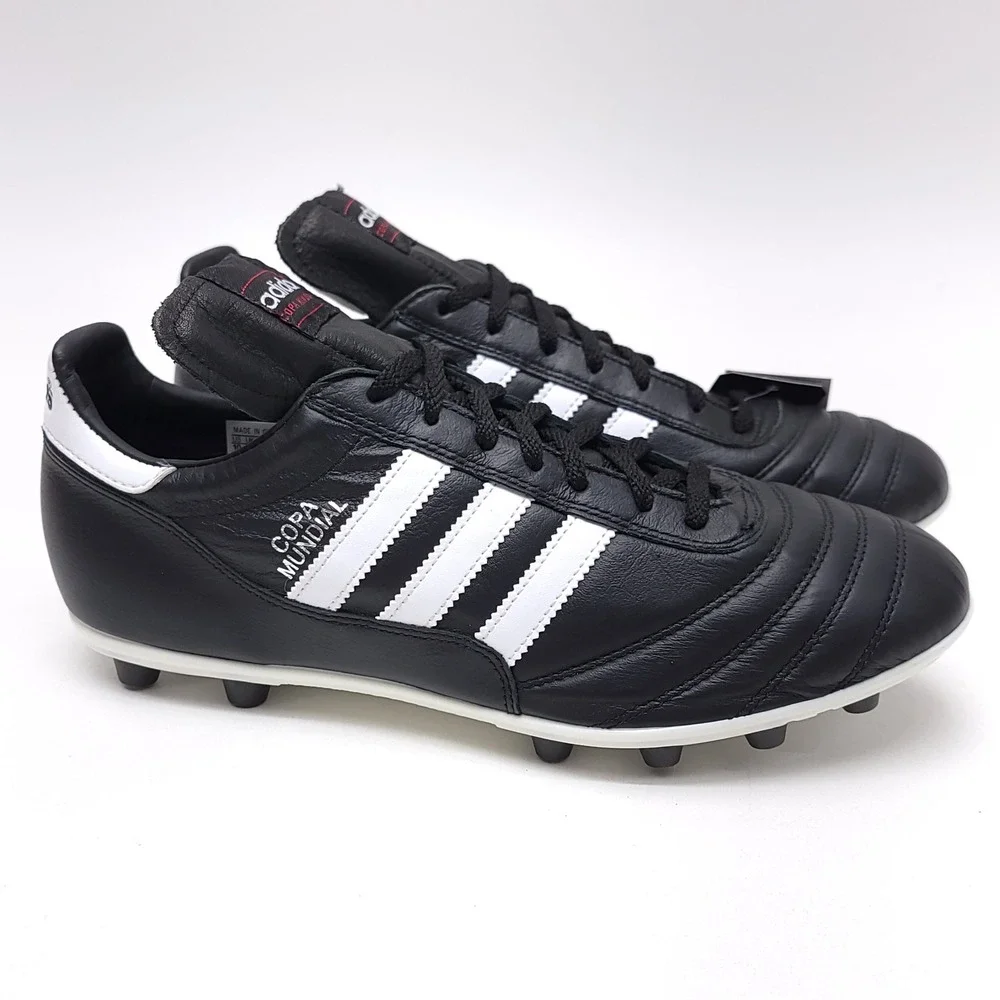 Adidas Copa Mundial Soccer Cleats Mens 10 Black White K-Leather‎ Made in Germany